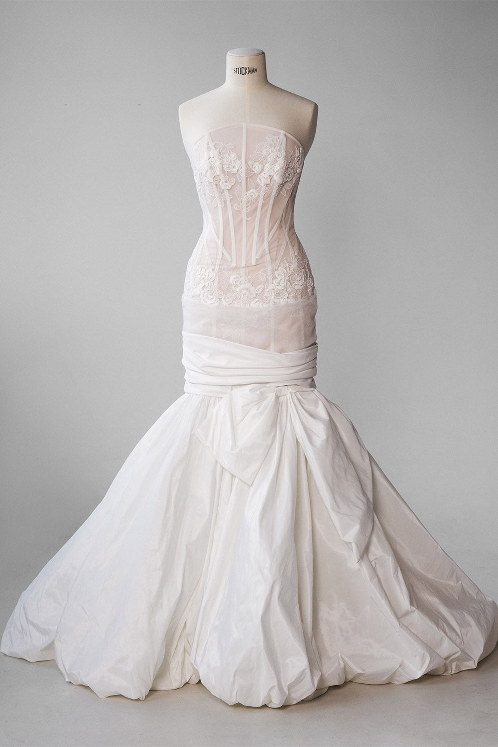 Milla Nova, Seluna, Sculpted Mermaid Gown with Sheer Corset | Esposa
