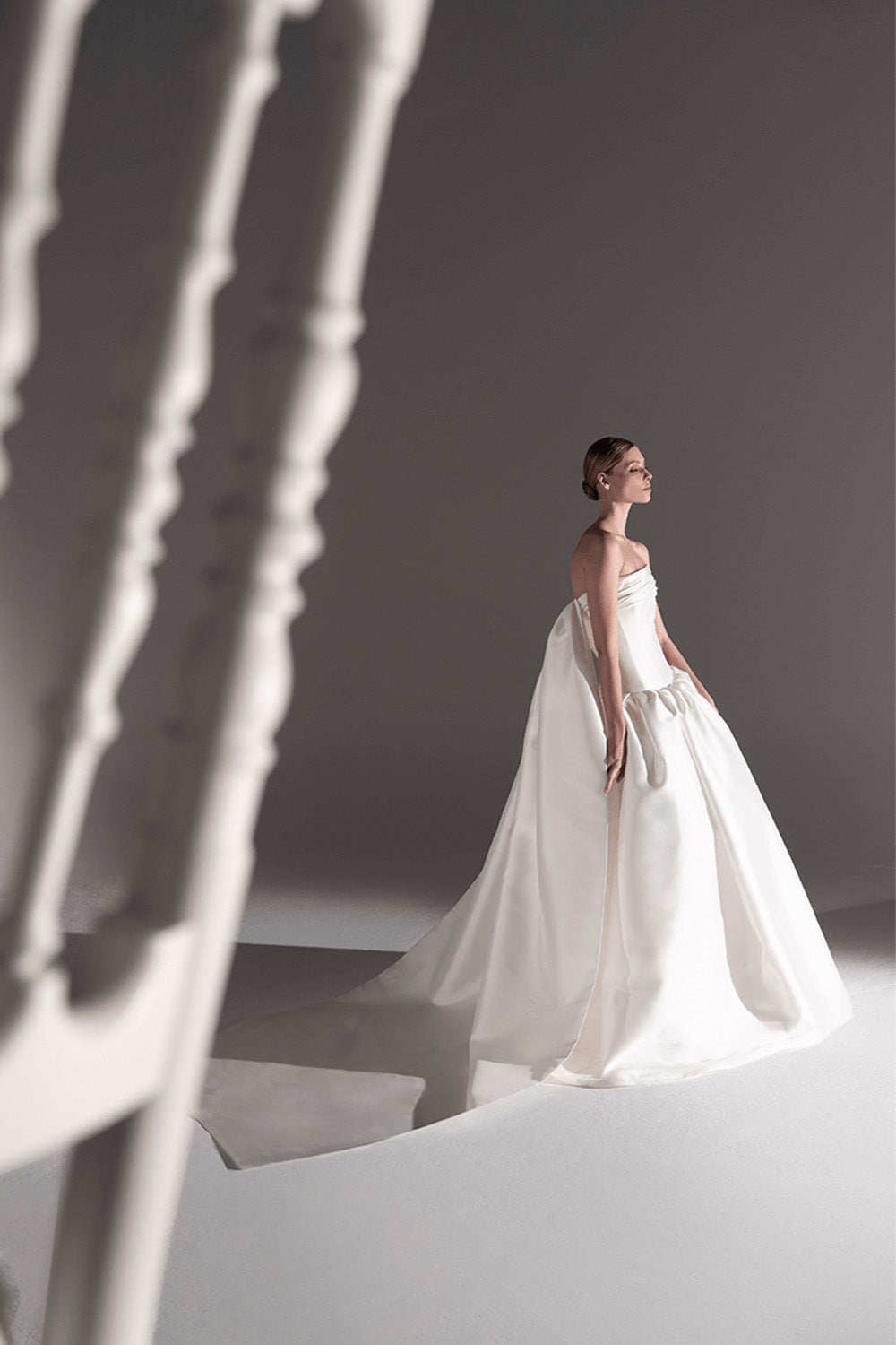 Stephane Rolland, The White Paradise Refined A-Line Gown | Esposa