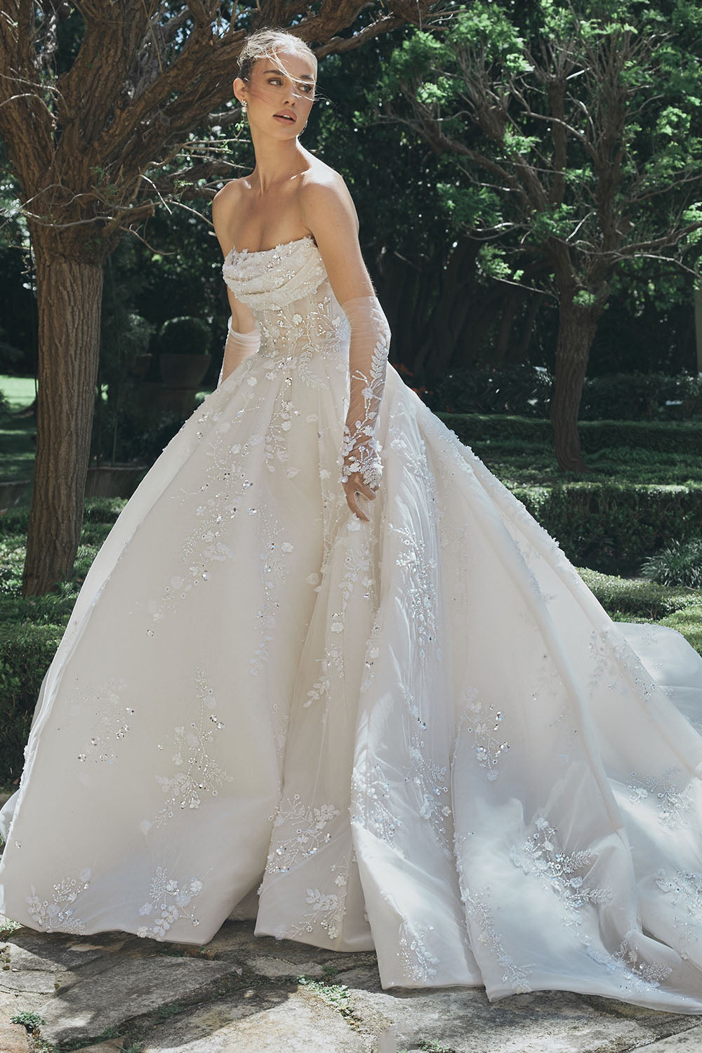 Steven Khalil, Pria, Enchanting Strapless Ballgown | Esposa