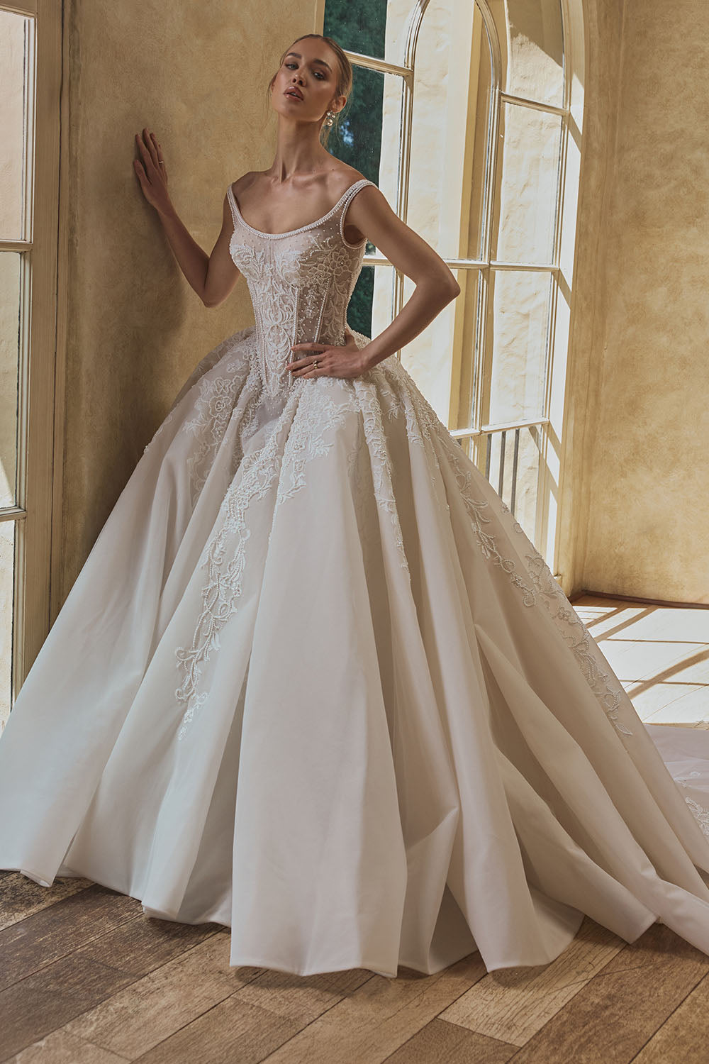 Steven Khalil, Victoria, Romantic Lace Ballgown | Esposa
