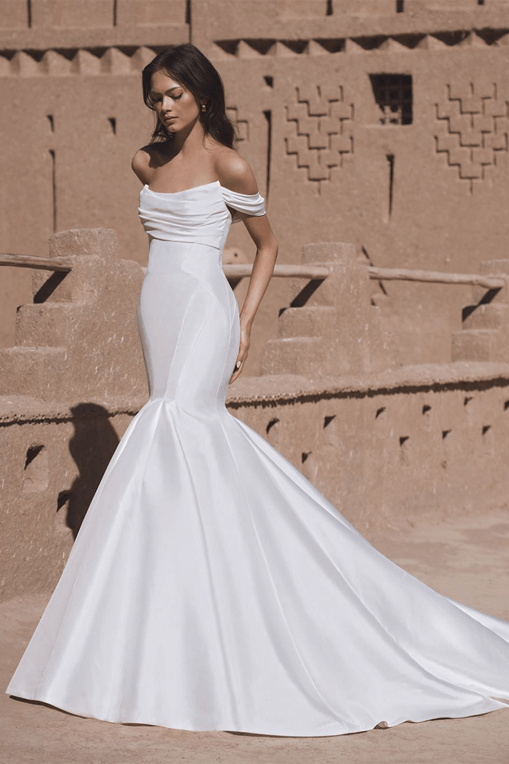 Enzoani Blue, Sculptural Mermaid Gown | Esposa