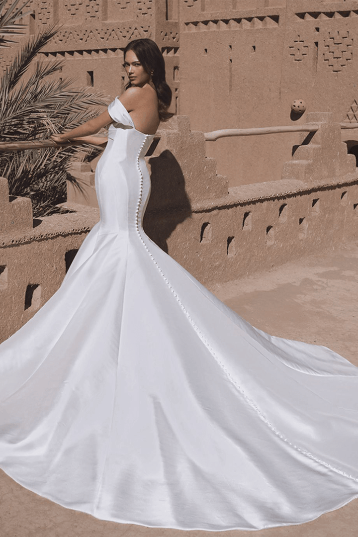 Enzoani Blue, Sculptural Mermaid Gown | Esposa