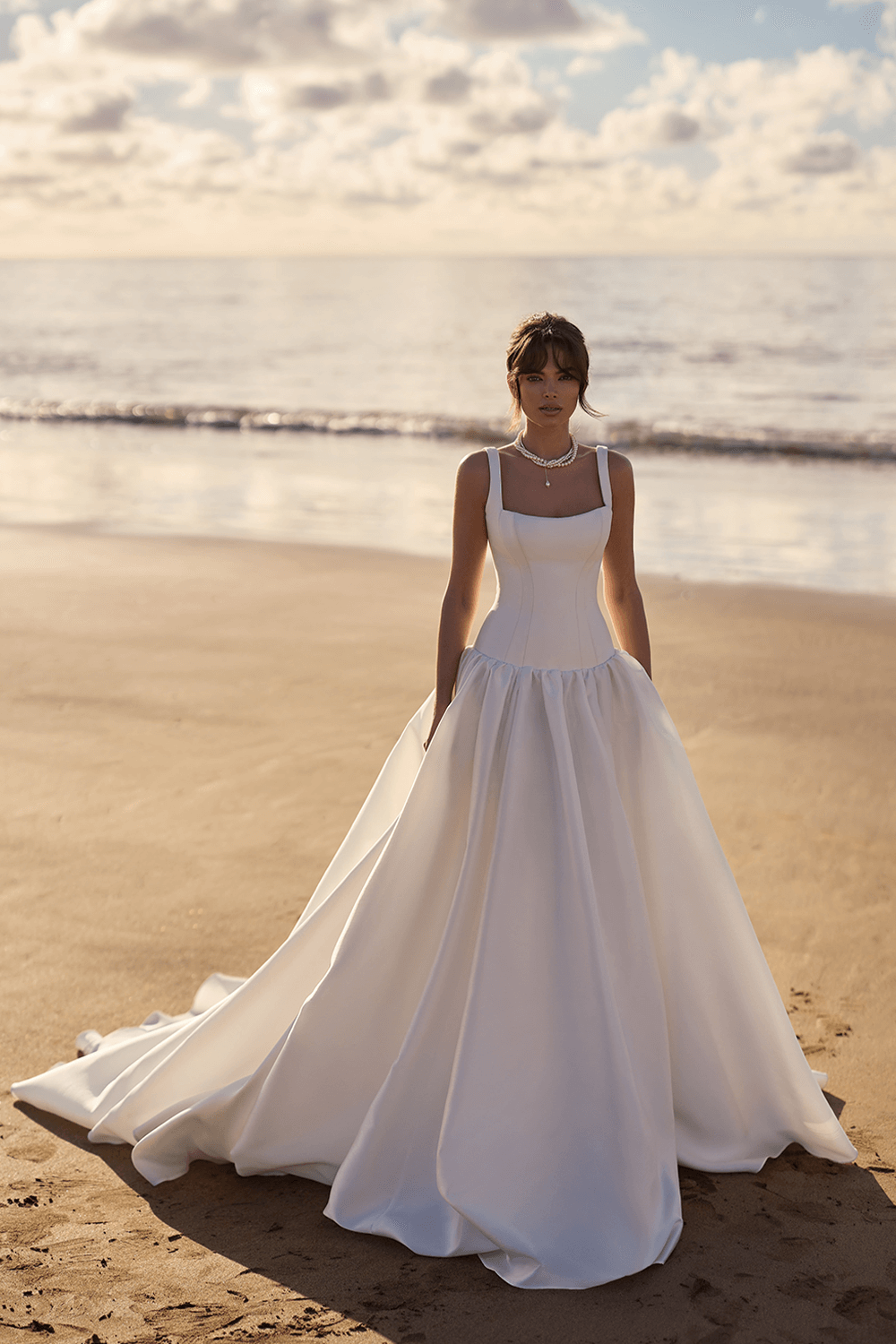 Milla Nova, Polished A-line Gown | Esposa