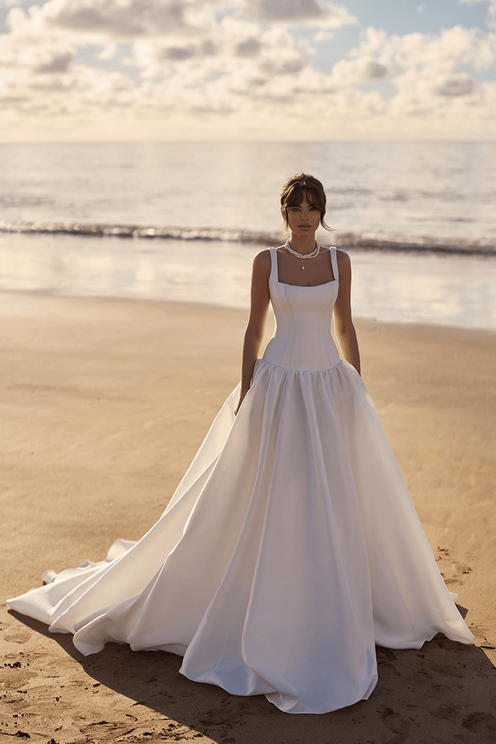 Milla Nova, Polished A-line Gown | Esposa