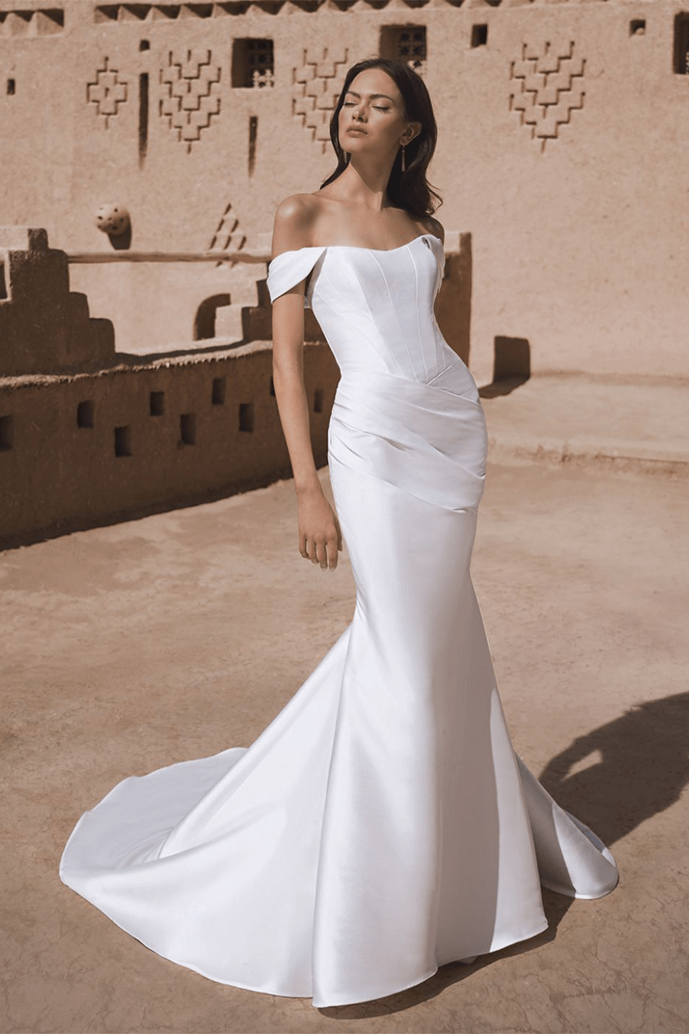 Enzoani Blue, Sleek Mermaid Gown | Esposa
