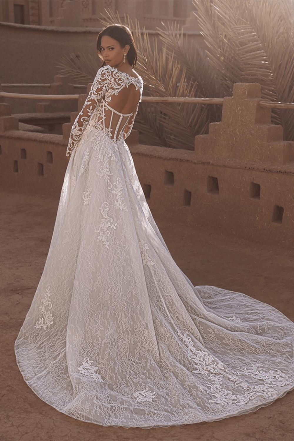 Enzoani Blue, Sophisticated A-Line Gown | Esposa