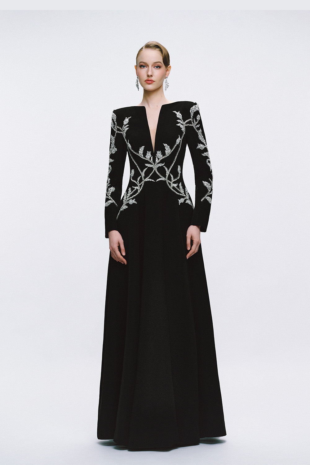 Tracy Studio, Architectural A-line Gown | Esposa