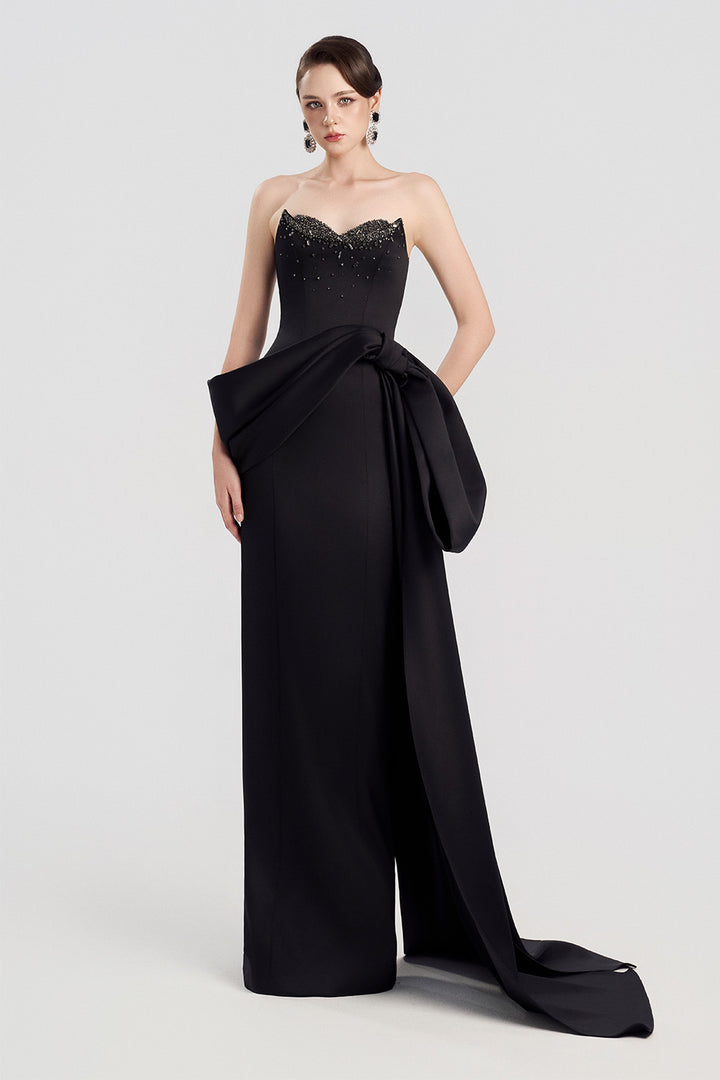 Tracy Studio, Strapless Embellished Evening Gown | Esposa
