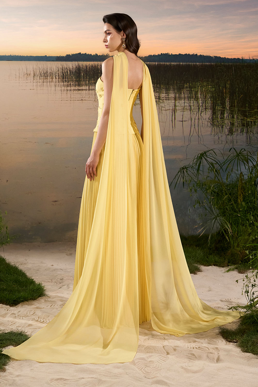 Tracy Studio, Strapless Beaded Corset Gown | Esposa