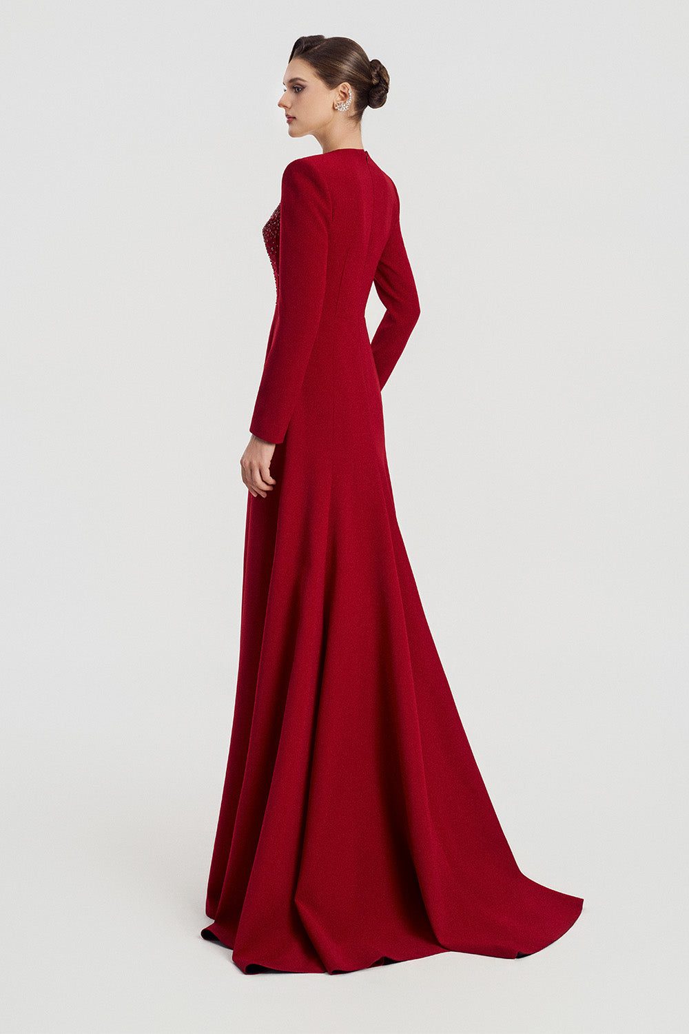 Tracy Studio, Beaded Sweetheart A-Line Evening Gown | Esposa