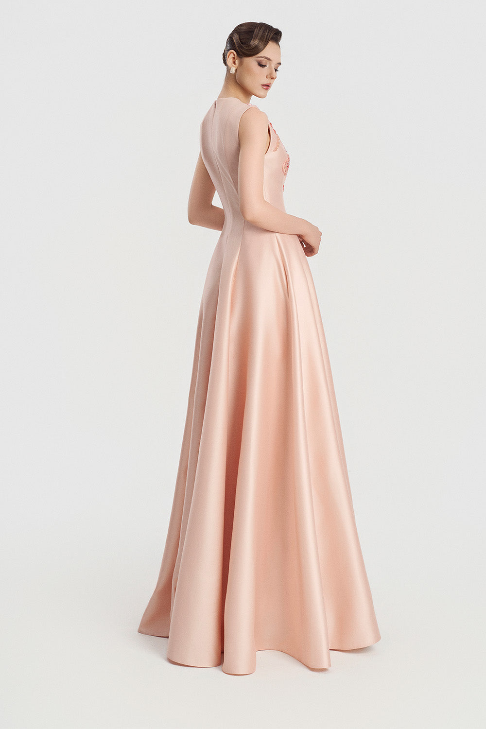 Tracy Studio, Floral Appliqué A-Line Gown | Esposa