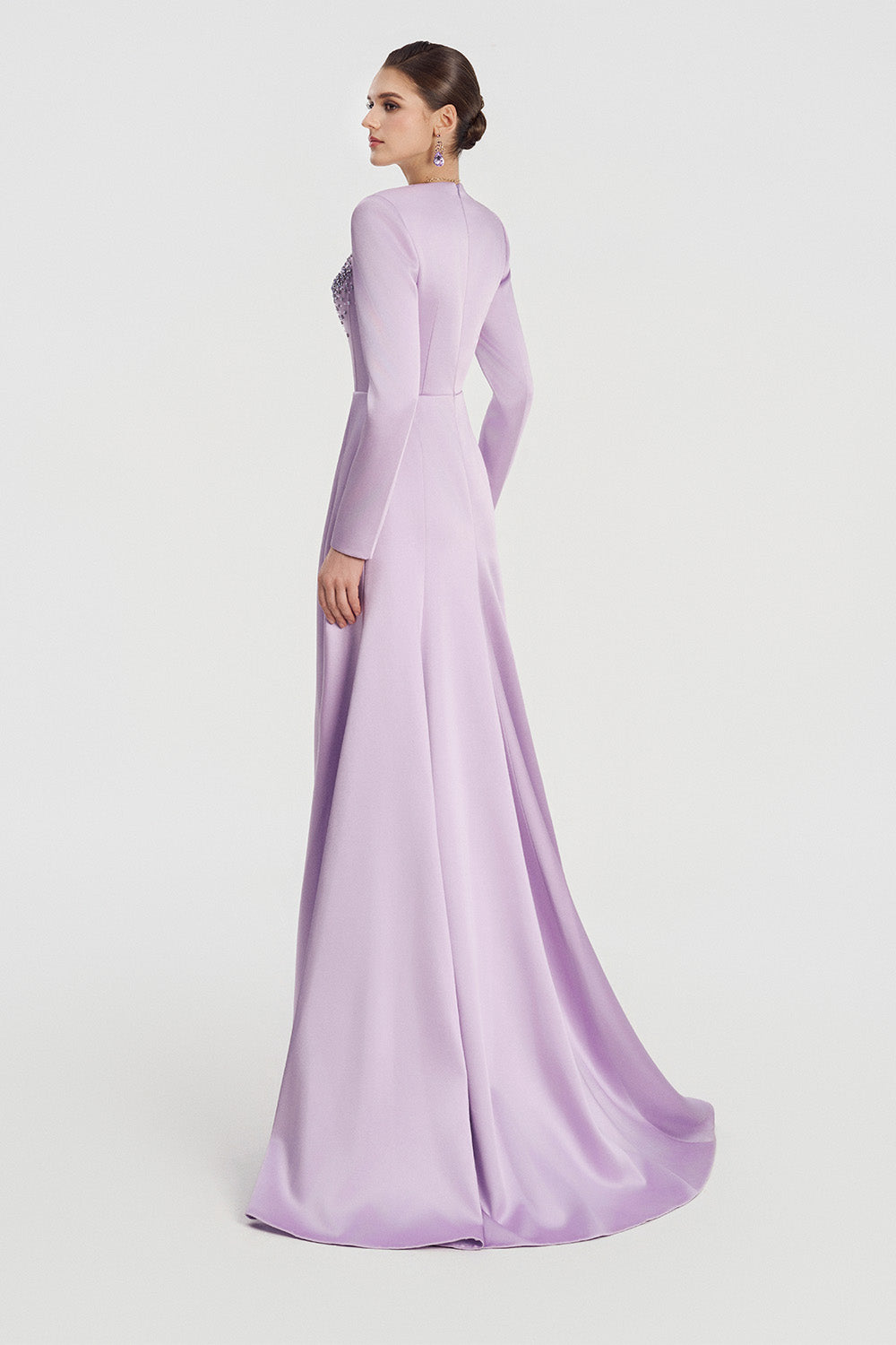 Tracy Studio, Structured Long Sleeve Evening Gown | Esposa