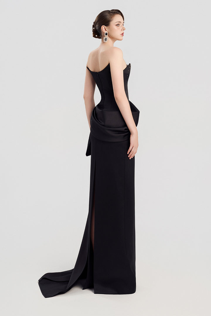 Tracy Studio, Strapless Embellished Evening Gown | Esposa