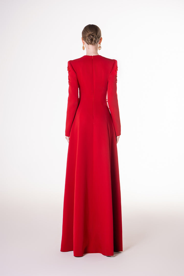 Tracy Studio, Square-Neck Evening Gown | Esposa