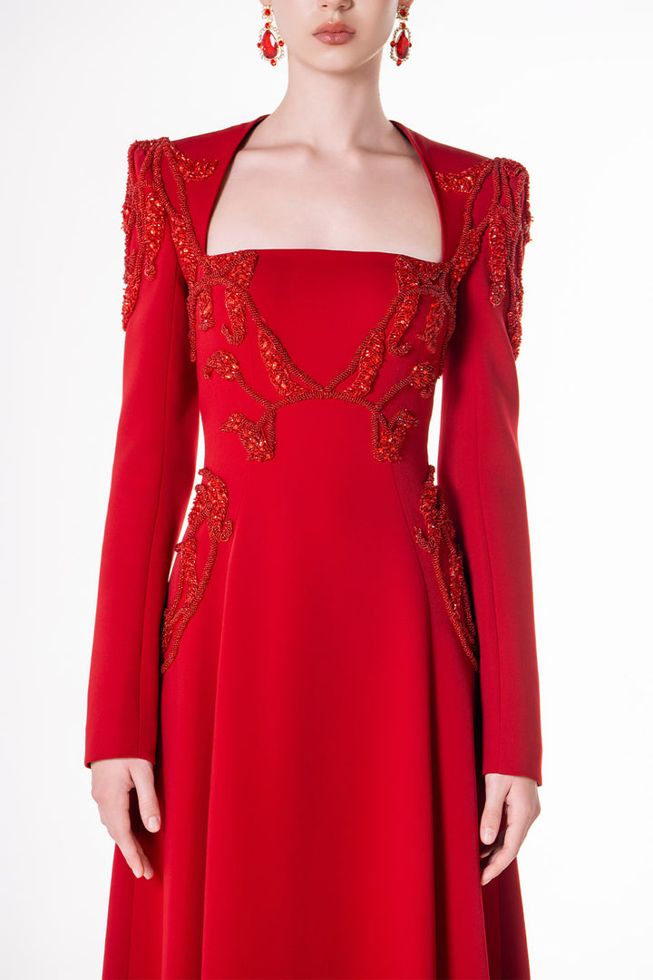 Tracy Studio, Square-Neck Evening Gown | Esposa