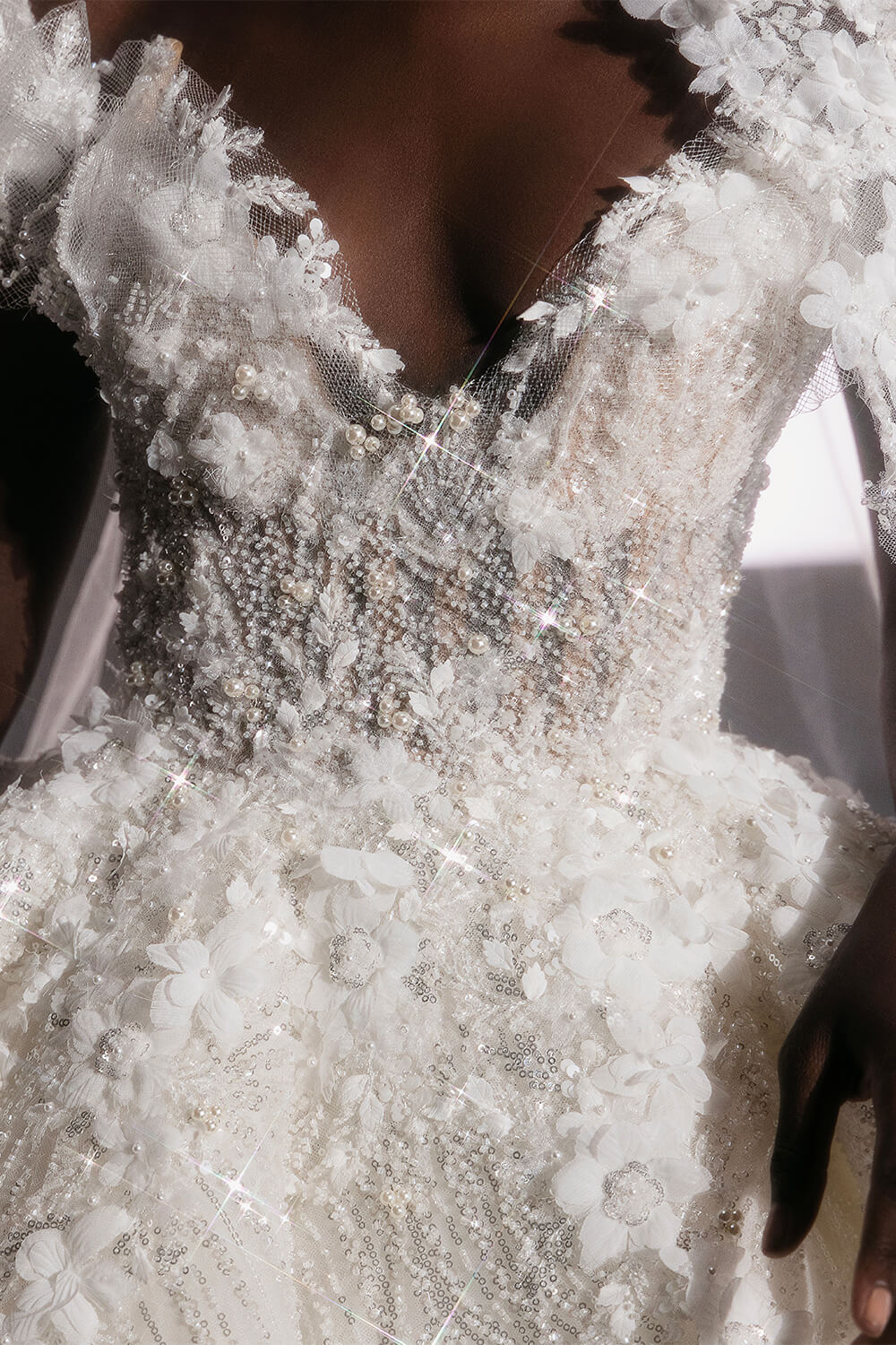 Valdrin Sahiti, Embroidered Wedding Gown | Esposa