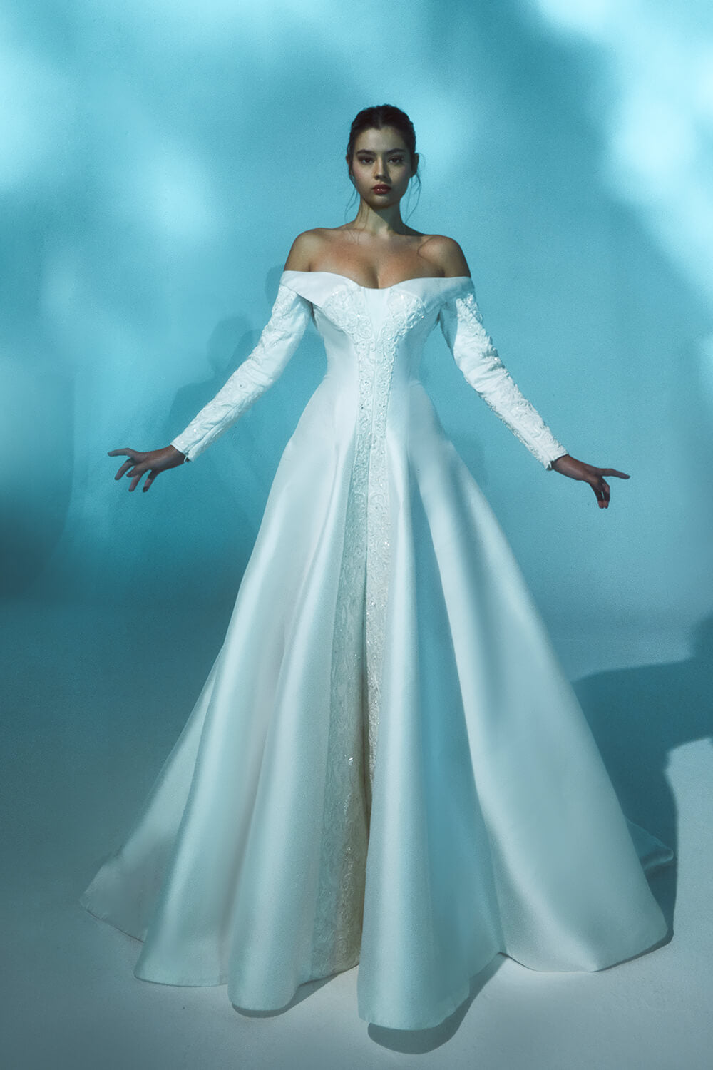 Kristie Romanos, Mikado Gown | Esposa