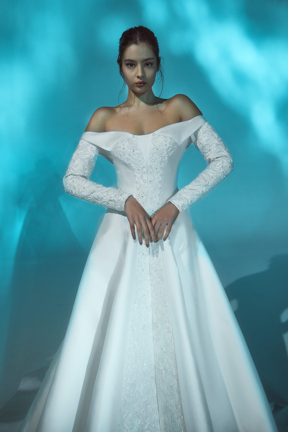 Kristie Romanos, Mikado Gown | Esposa