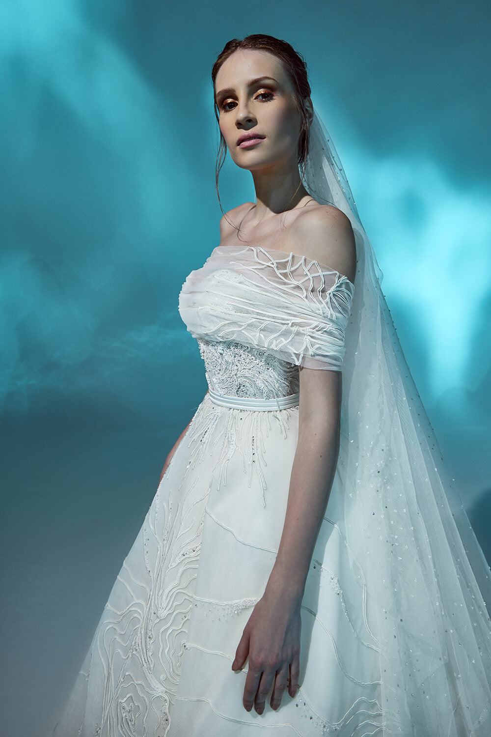 Kristie Romanos, Beaded Gown | Esposa