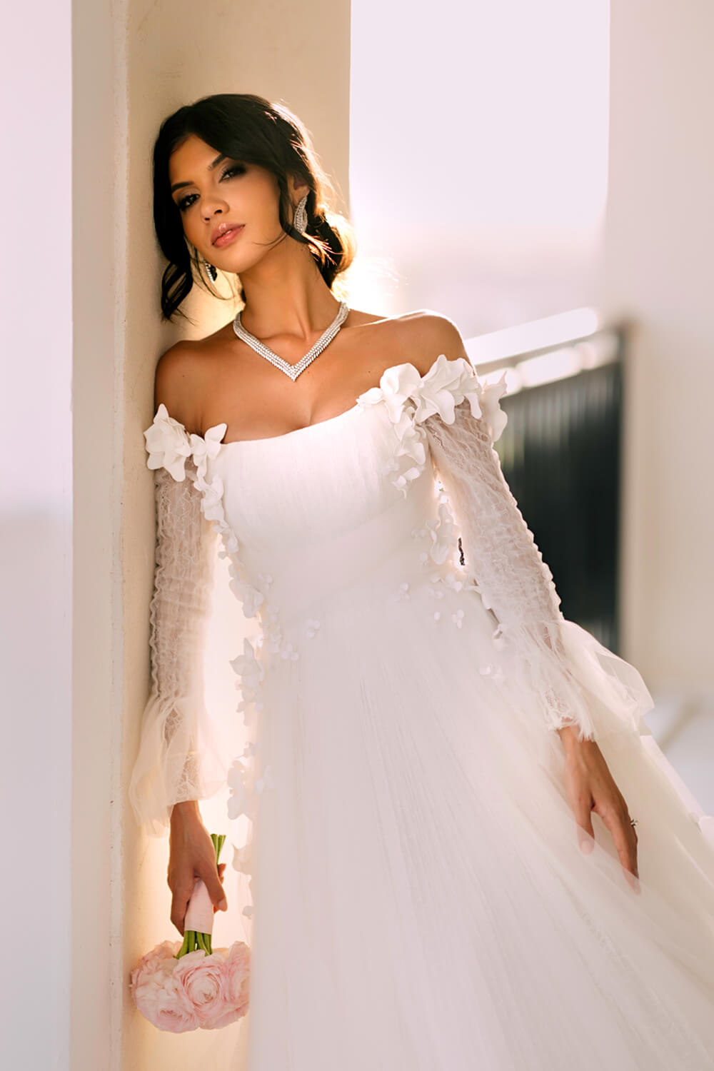 Plume by Kristie, Long Sleeve Bridal Gown | Esposa
