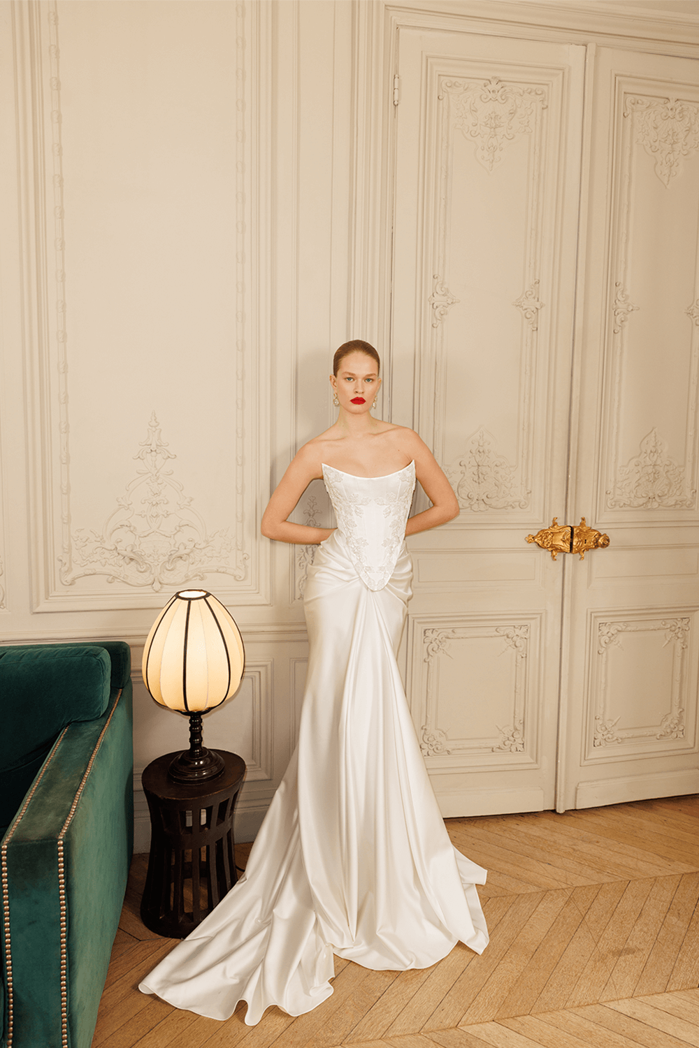 Wona Concept, Dominique, Refined Fit and Flare Gown | Esposa