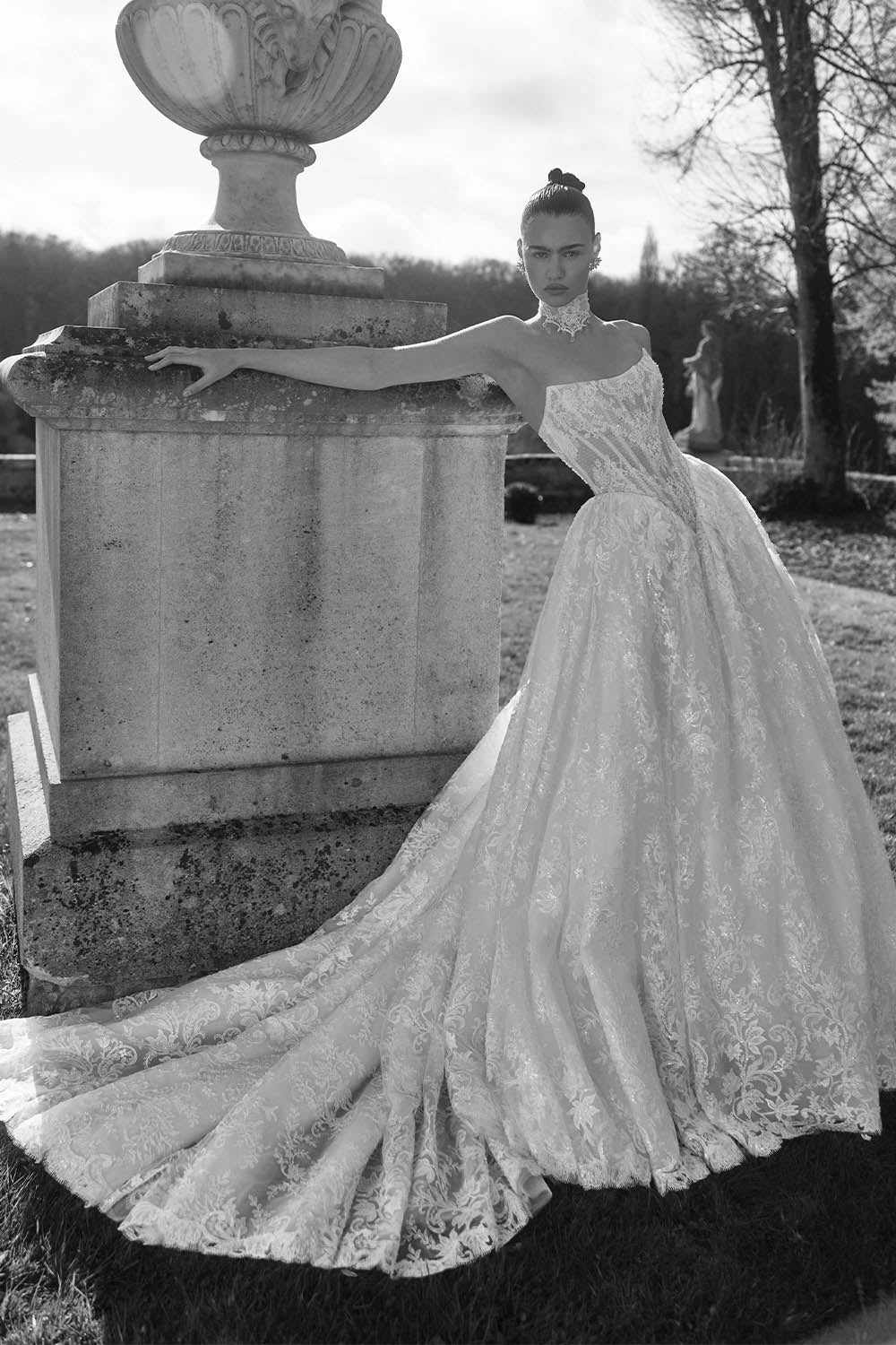 Wona Concept, Melle, Opulent Corseted Lace Ball Gown | Esposa