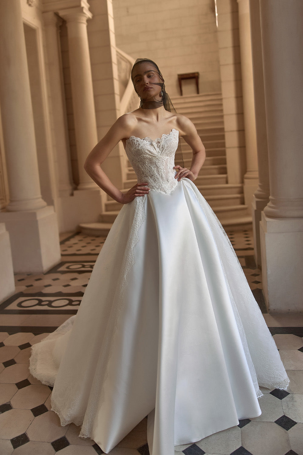 Wona Concept, Palette, Artful A-Line Gown | Esposa