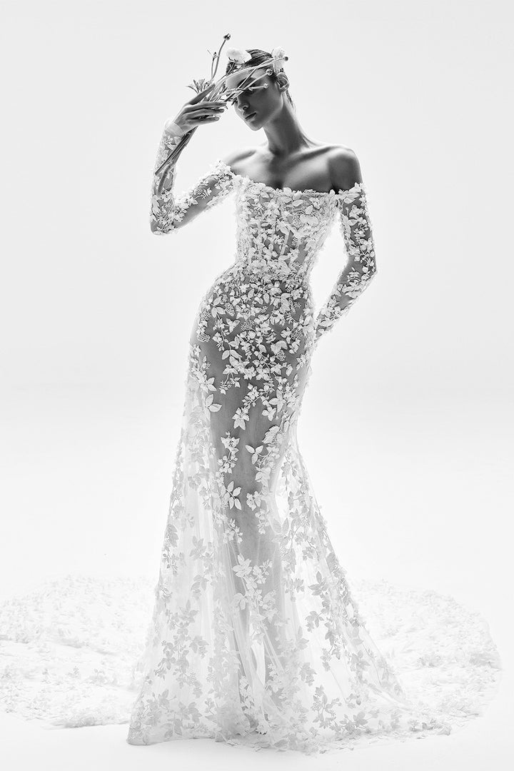 Zuhair Murad, Yelena Striking Fit and Flare Gown | Esposa