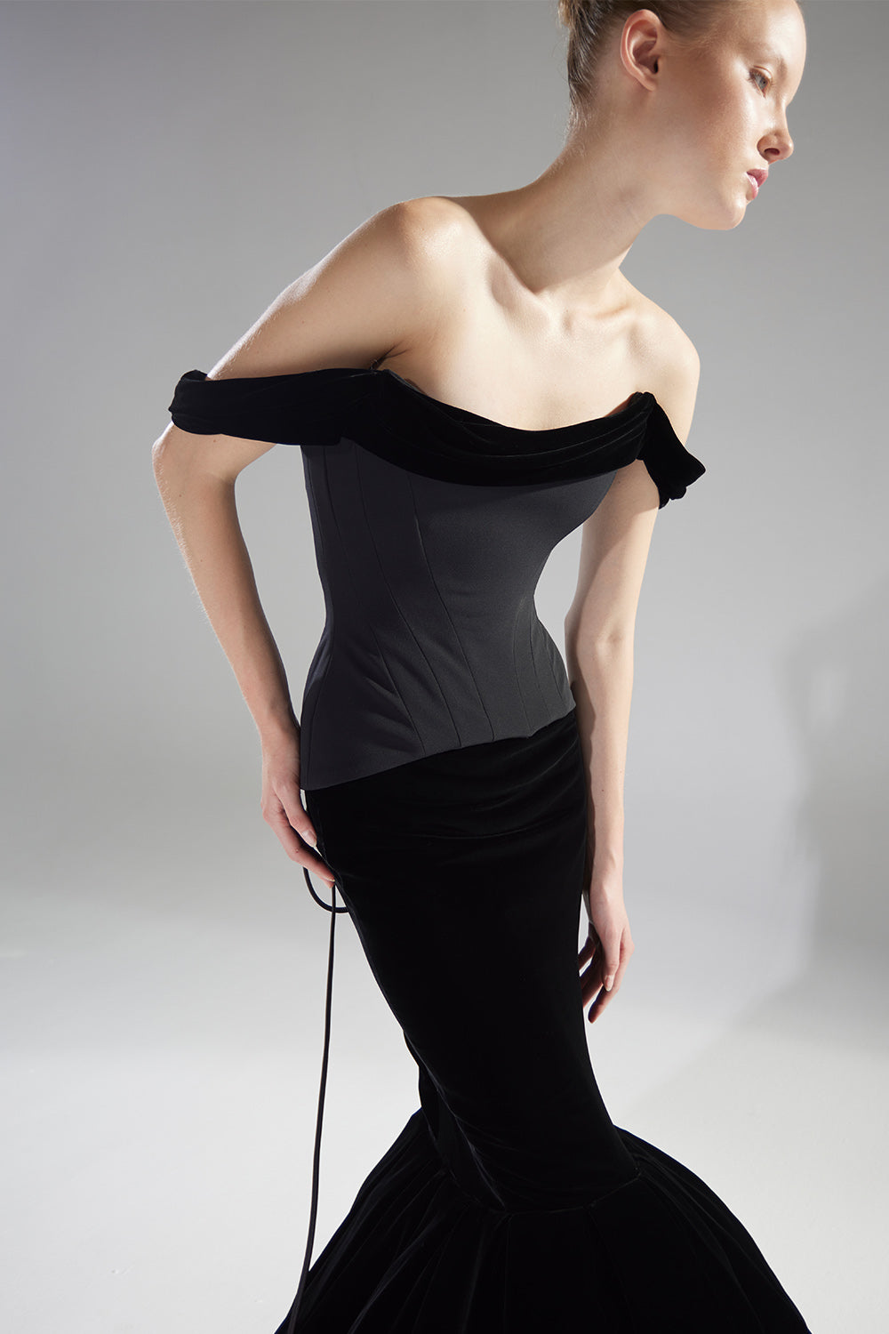 Yolancris, Mermaid Sculpted Evening Dress | Esposa