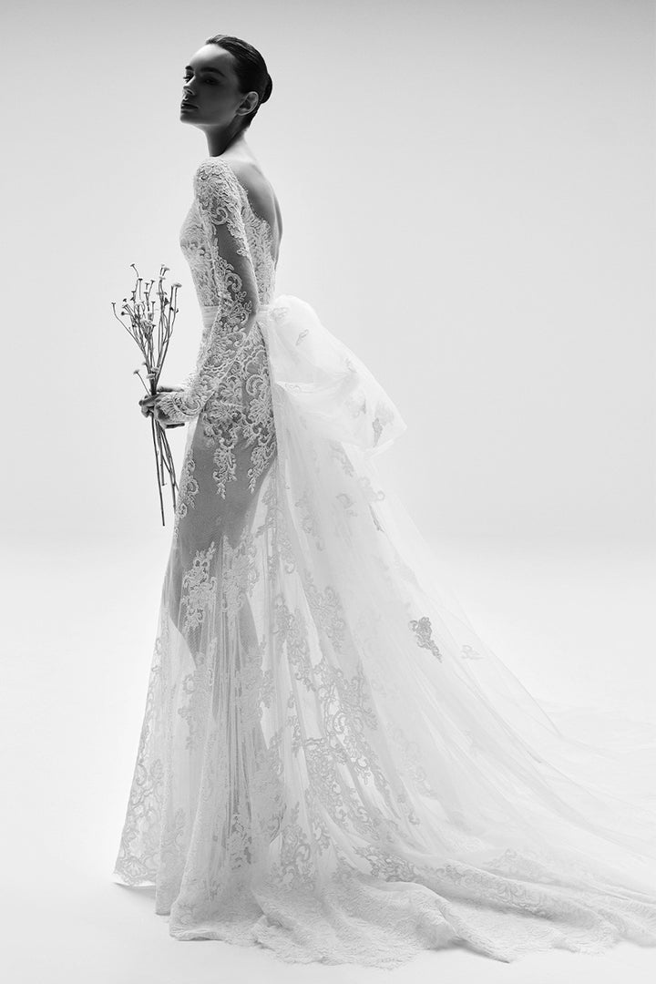 Zuhair Murad, Yvanna Graceful Straight Gown | Esposa