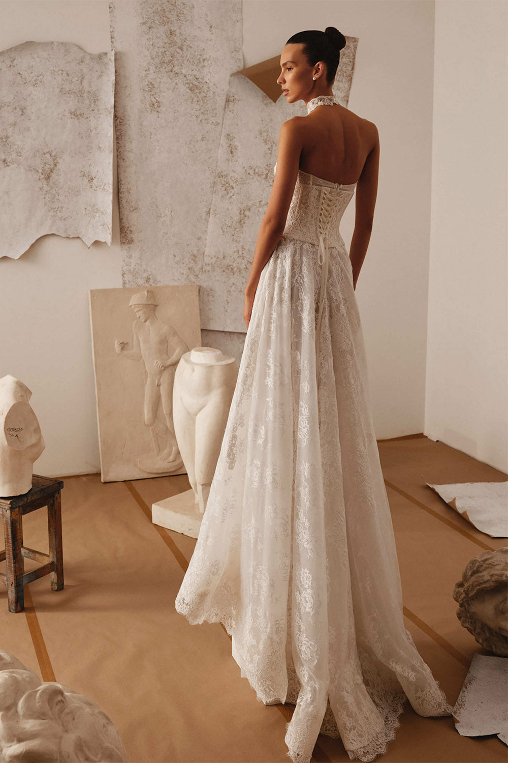 Milla Nova, Zairen, Ethereal Lace A-Line Gown | Esposa