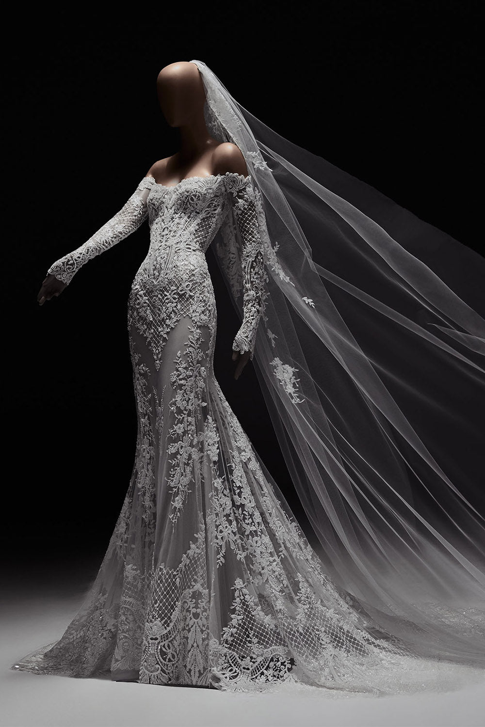 Zuhair Murad, Ombeline, Timeless Lace Mermaid Gown | Esposa