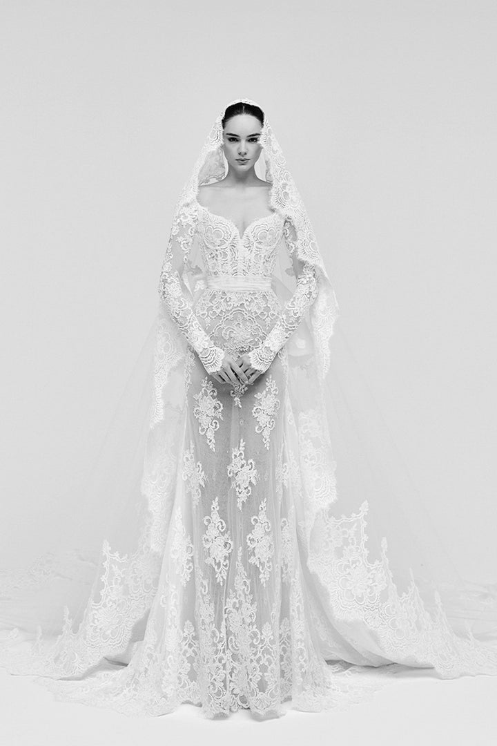 Zuhair Murad, Yvanna Graceful Straight Gown | Esposa