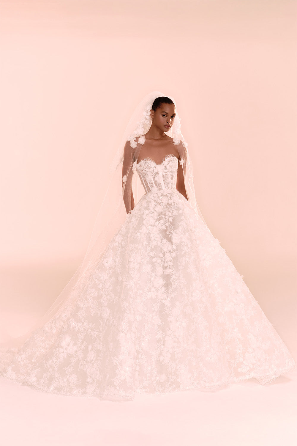 Zuhair Murad, Zina, Floral Elegant Ballgown | Esposa