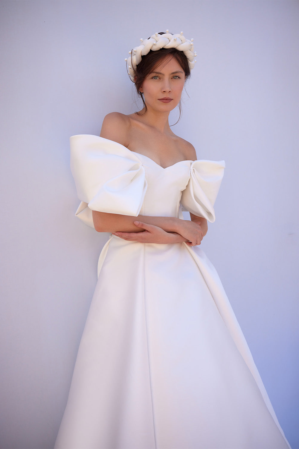 Plume by Kristie, Alicia, Off Shoulder Gown | Esposa