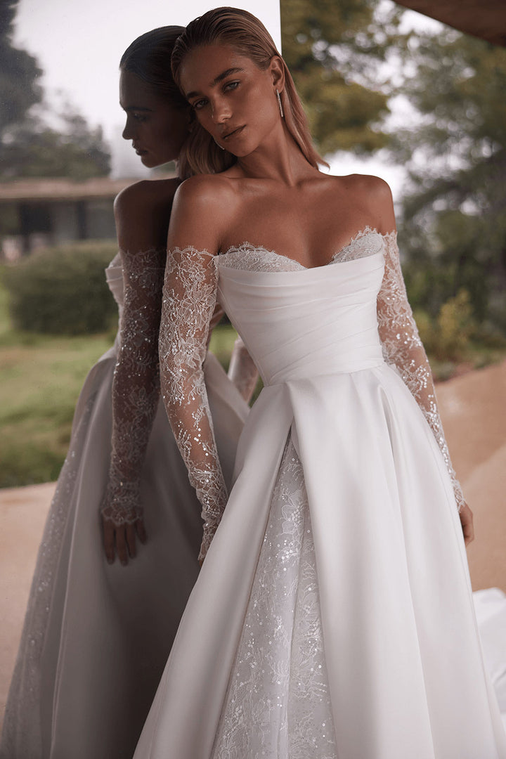 Eva Lendel, Aston, Timeless A-Line Gown | Esposa