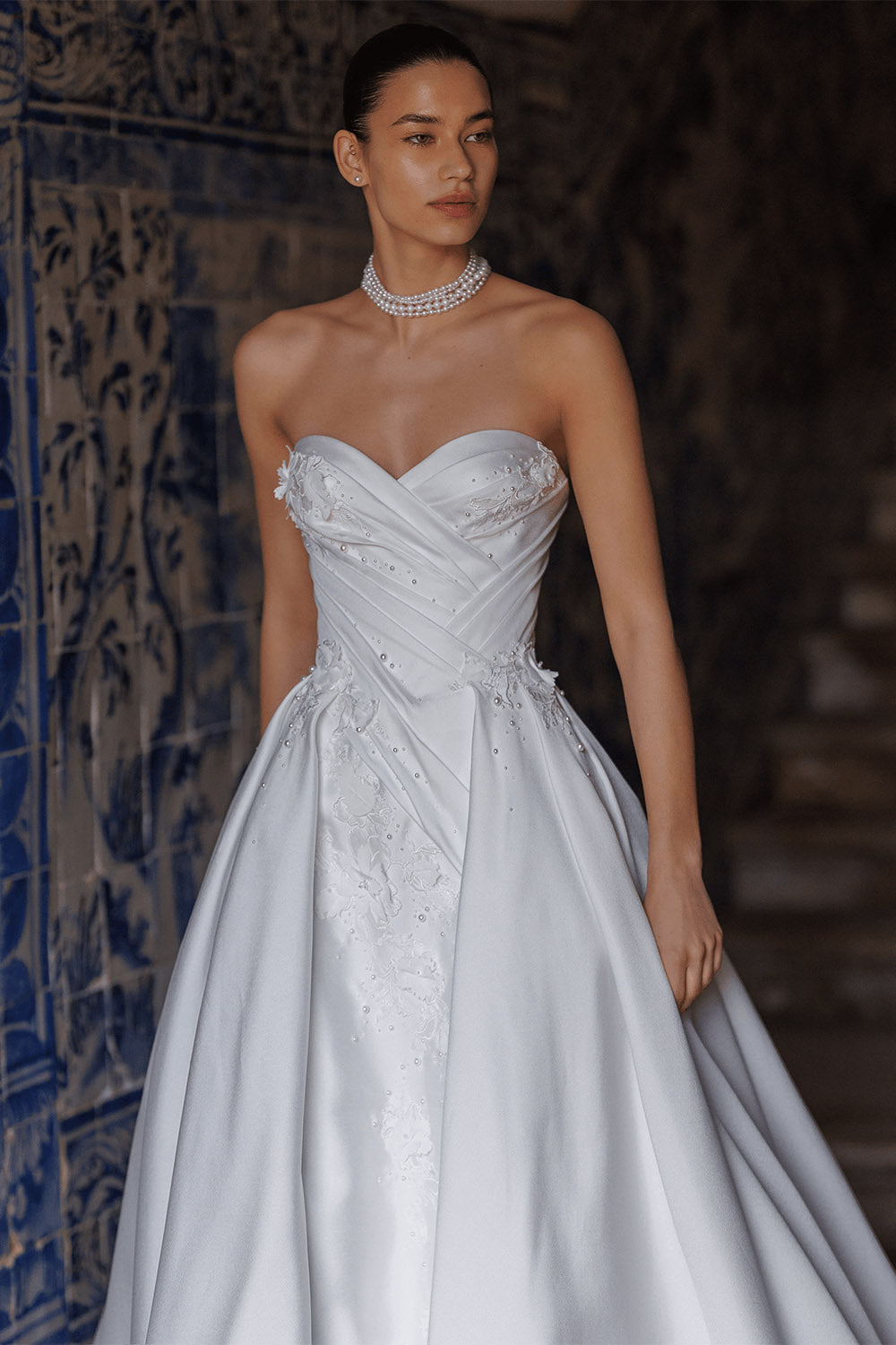 Wona Concept, Brigit, Sophisticated A-Line Gown | Esposa