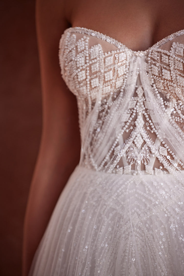 Milla Nova, Butea, Embroidered Gown | Esposa