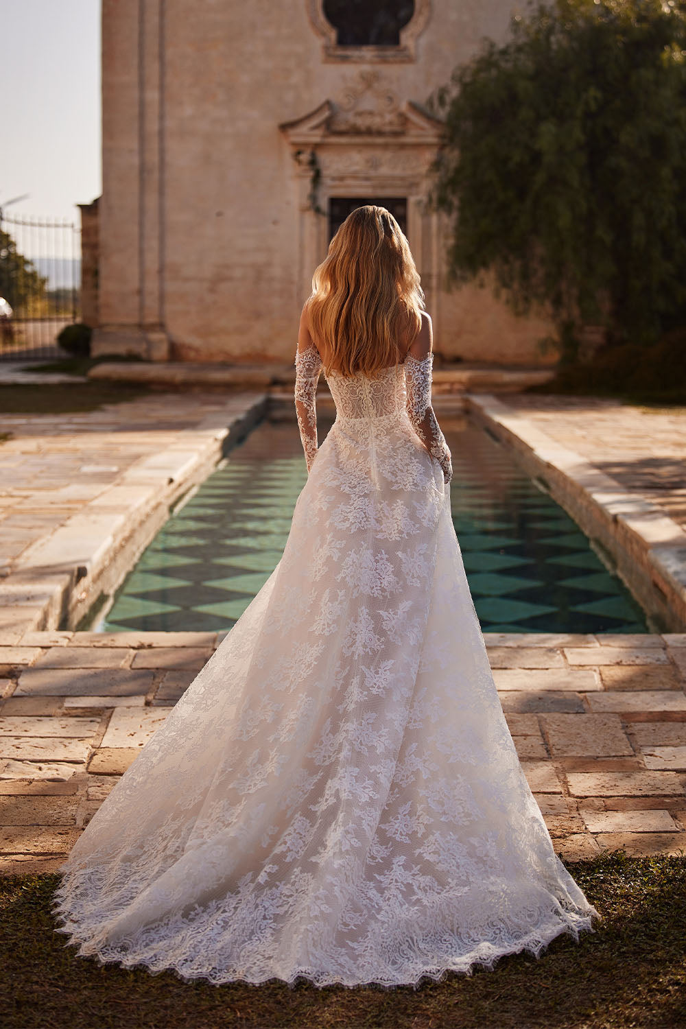 Milla Nova, Calvin, Strapless Lace Dress | Esposa