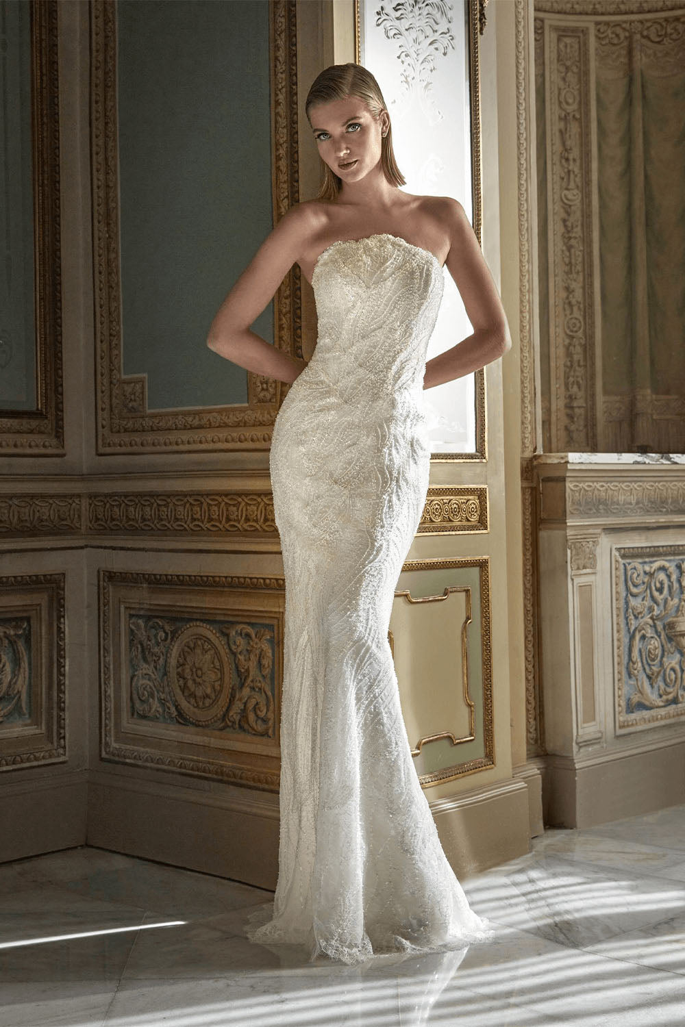 Pronovias Privee, Catleya, Elegant Mermaid Gown | Esposa