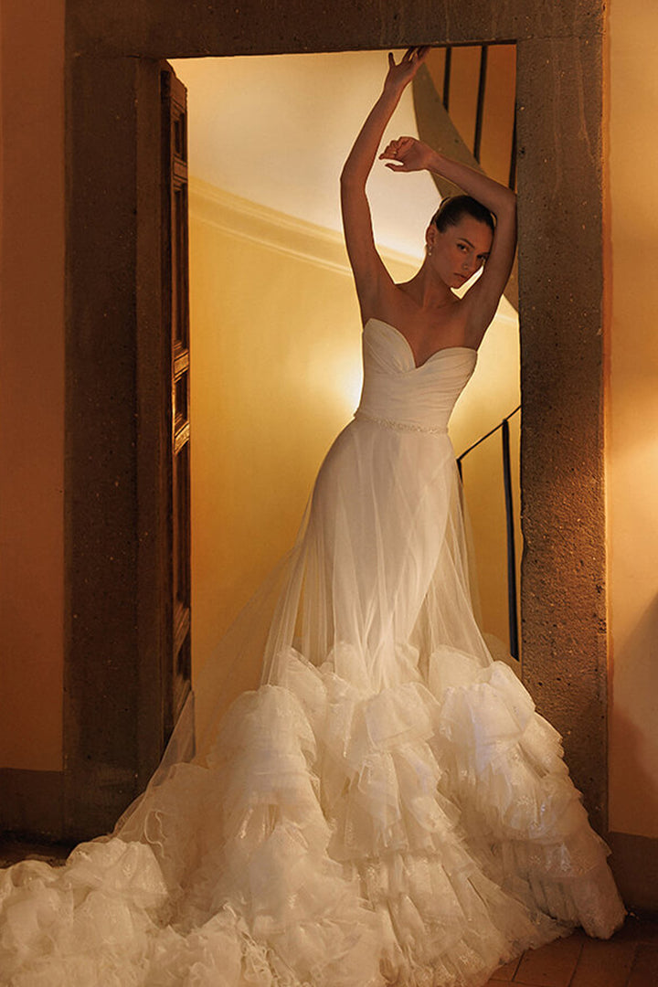 Wona Concept, Edgy Strapless Dress | Esposa