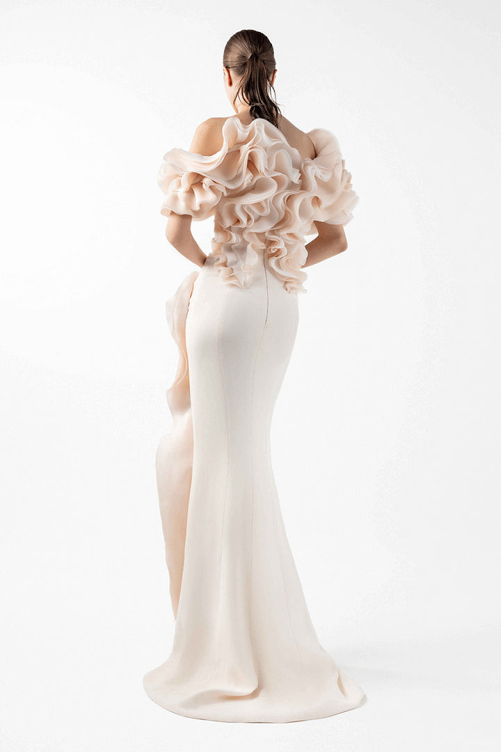 Gaby Charbachy, Ruffled Mermaid Gown | Esposa