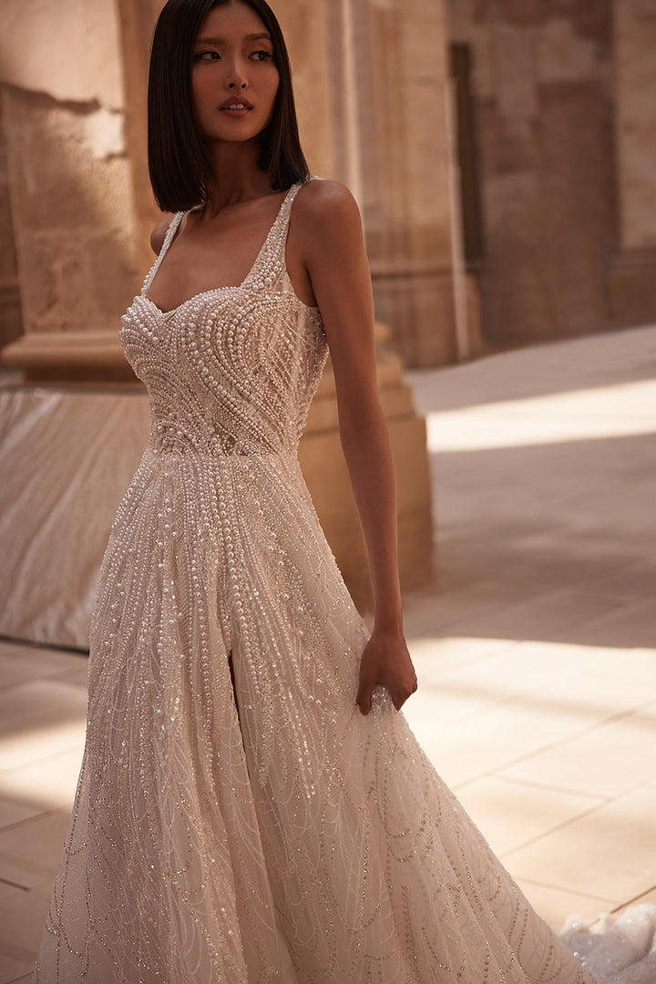 Milla Nova, Gerbera, Pearlescent Gown | Esposa
