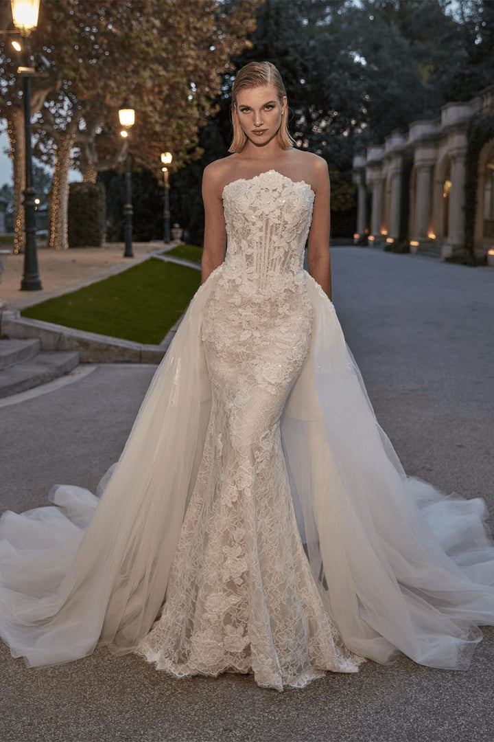 Pronovias Privee, Geramy, Sculpted Mermaid Gown | Esposa