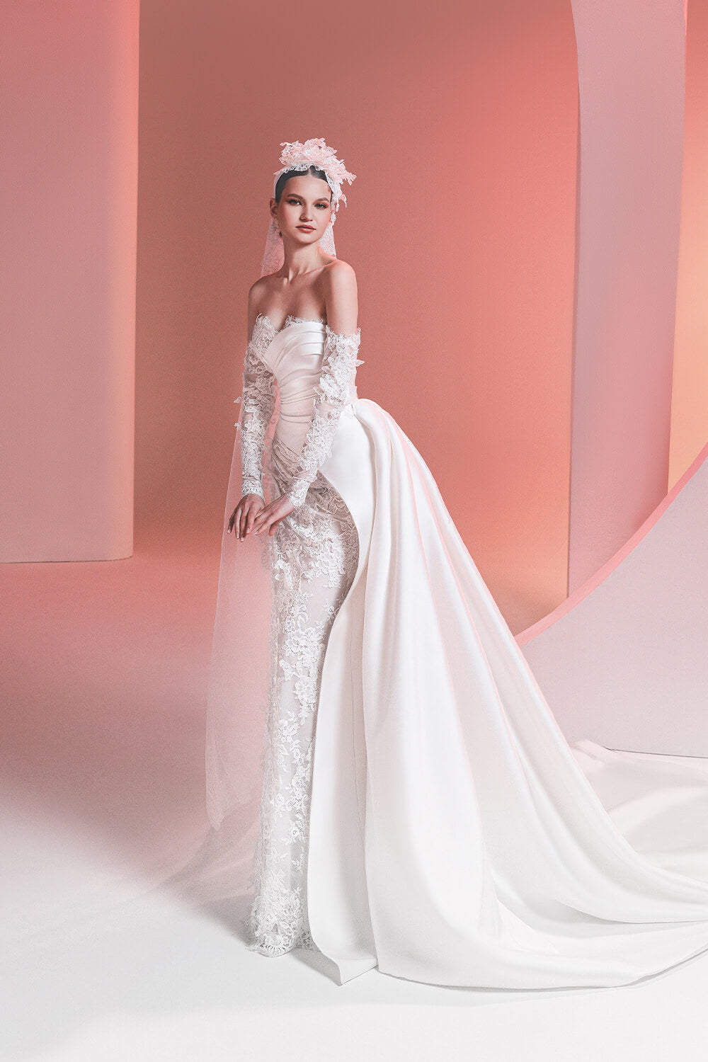 Plume by Kristie, Structured Straight Gown | Esposa