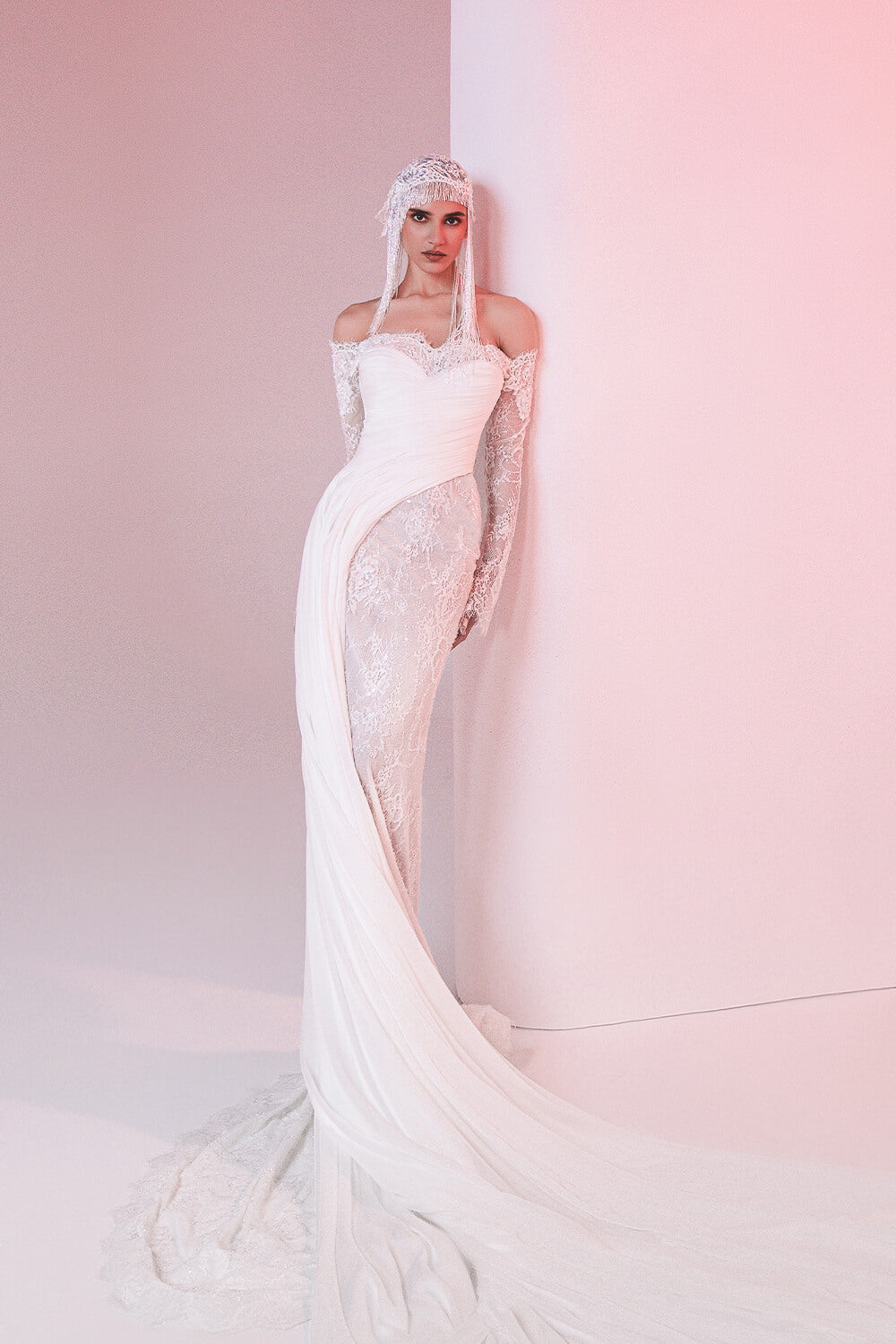 Plume by Kristie, Sculpted Mermaid Gown | Esposa