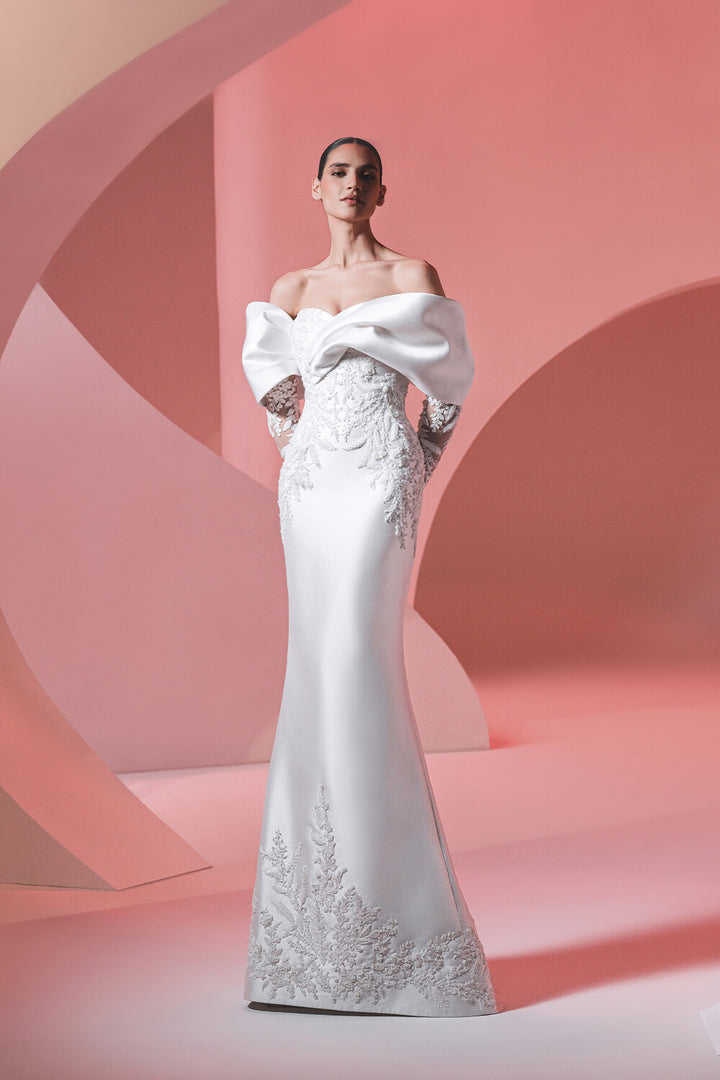 Plume by Kristie, Sleek Mermaid Gown | Esposa