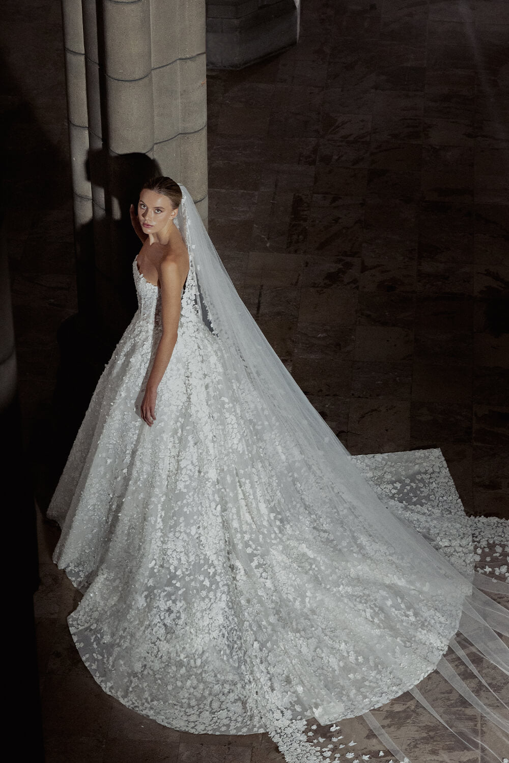 Zuhair Murad, Lace Floral Gown | Esposa