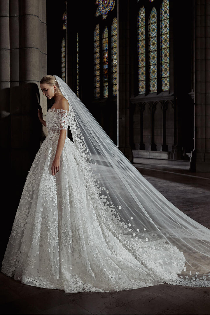 Zuhair Murad, Lace Floral Gown | Esposa