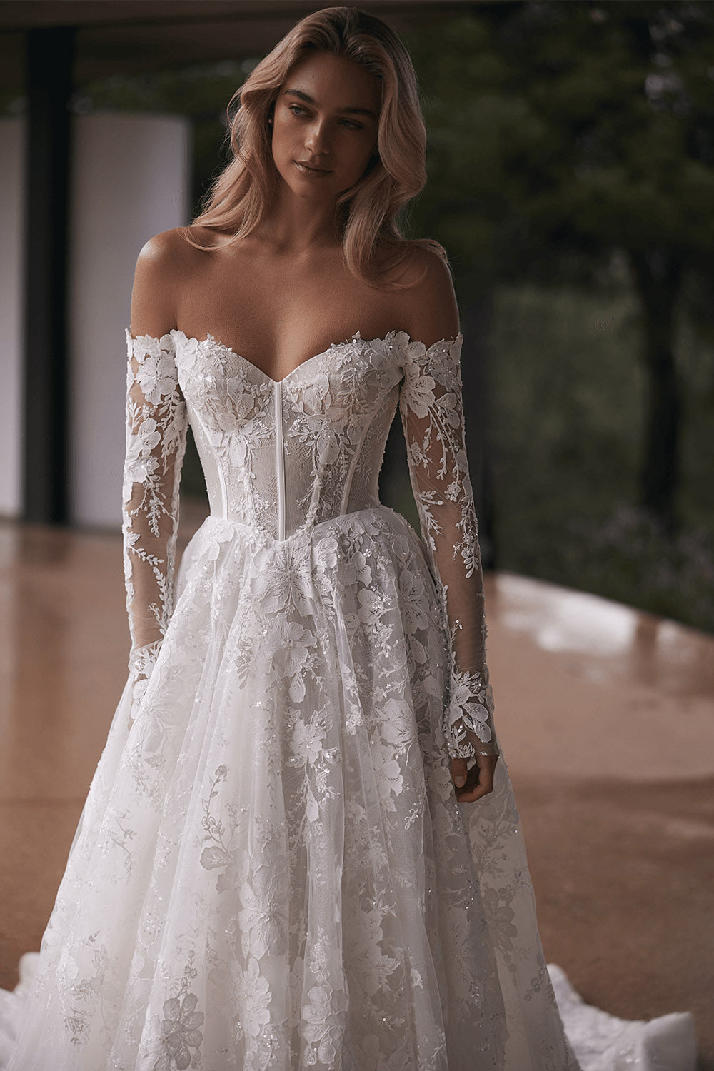 Eva Lendel, Hugo, Ethereal A-Line Gown | Esposa